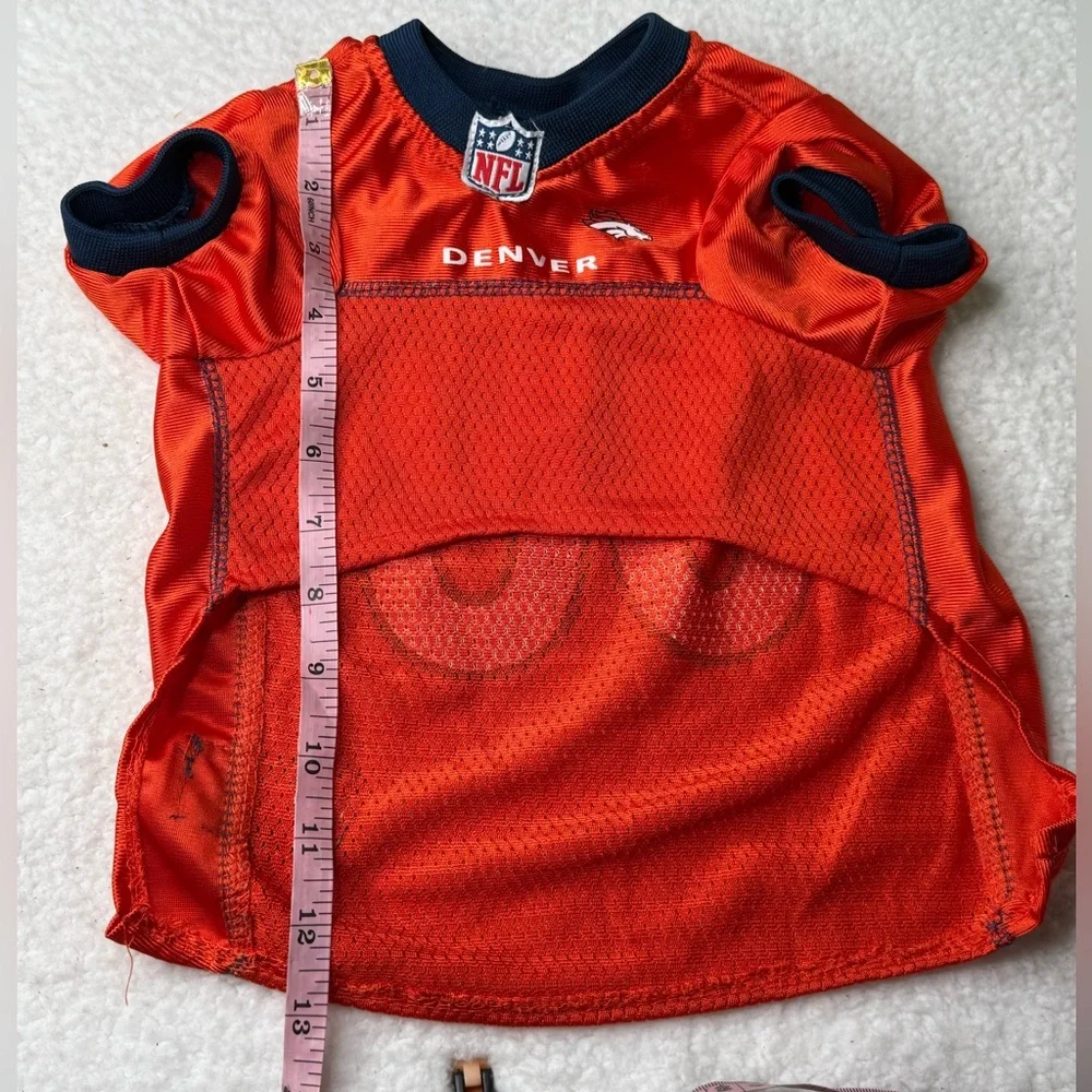 Pets First NFL Denver Broncos Dog Mesh Jersey Sz M Unisex Pets EUC